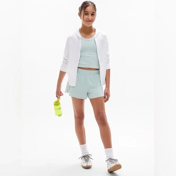 NWOT Sold Out Athleta Girl Long Sleeve Serve UPF White Jacket Size:7 - Picture 9 of 16